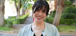Nayira Belmar, encargada del programa alternativo comunicacional Ludoteca de Lo Hermida