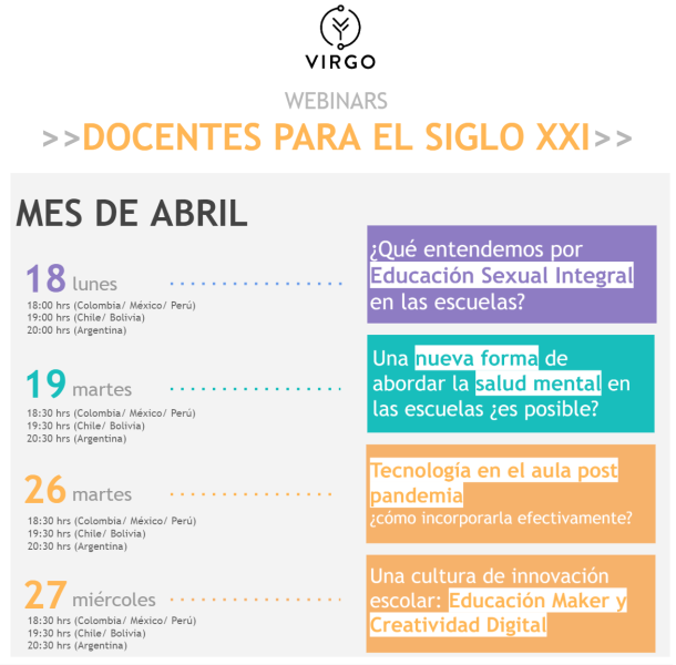 Webinars: Docentes para el SigloXXI