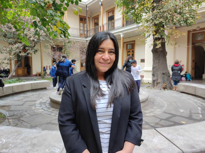 Maritza Arias, profesora de matemáticas en Colegio Leonardo da Vinci de Vicuña