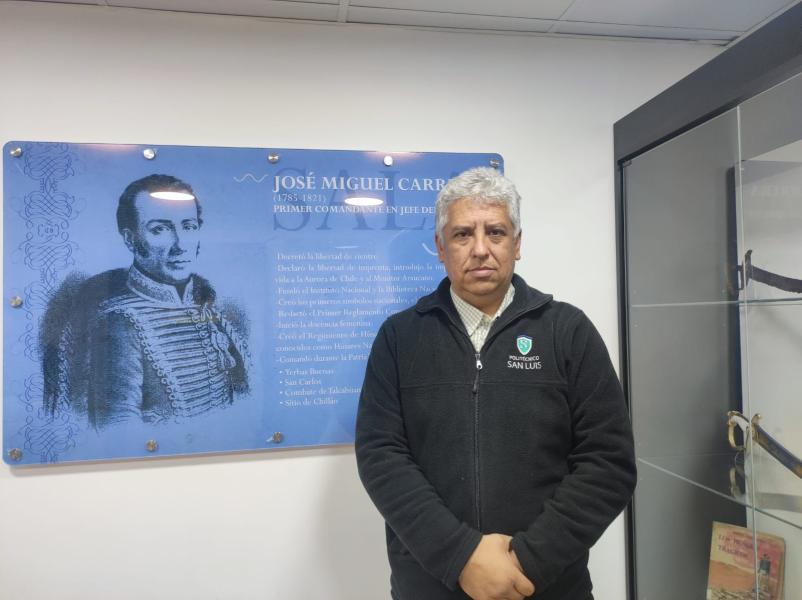 Museo José Miguel Carrera del Liceo Politécnico San Luis de la comuna de San Miguel