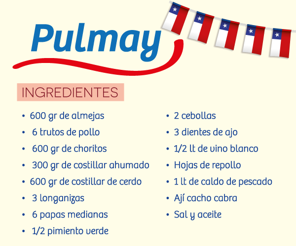 Ingredientes pulmay