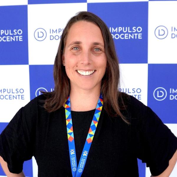 Fotografía de Florencia Mingo, directora ejecutiva de la Fundación Impulso Docente.