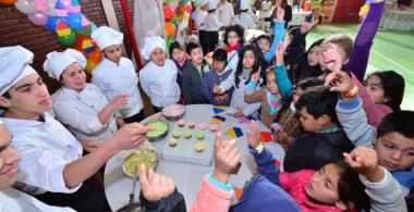 Estudiantes técnicos de gastronomía