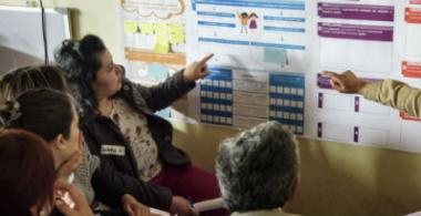 Docentes colaborando en contexto de Movimiento Aula