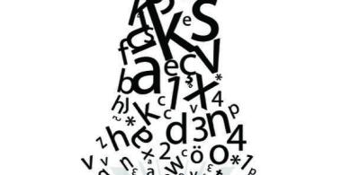 Libro con letras