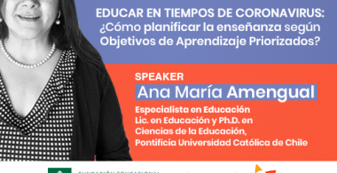 Afiche promocional charla Ana Maria Amengual