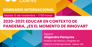 Imagen promocional seminario internacional Red de Escuelas Líderes
