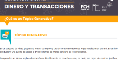 Ficha General Tópico Generativo: Dinero y Transacciones
