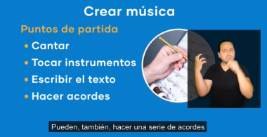 Crear desde las grandes canciones (LSCH)