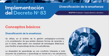 Decreto N° 83 Respuesta educativa a la diversidad