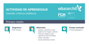 Usando criterios estéticos