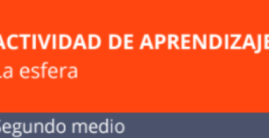 Actividad de aprendizaje | La esfera | 2° medio