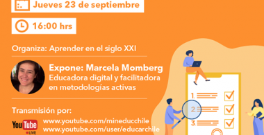 Afiche Charla “Marcos Pedagógicos para el Desarrollo de Habilidades del Siglo XXI”