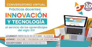 Participa en el conversatorio virtual sobre innovación para los nuevos desafíos educativos