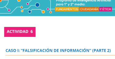 Actividad 6: Caso I: Falsificación de información - Parte 2