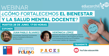 Webinar: ¿Cómo fortalecemos el bienestar y salud mental docente?