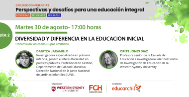 Charla: Diversidad y Diferencia en la Educación Inicial