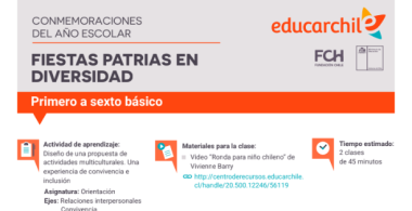 Fiestas patrias en diversidad. Primero básico a sexto básico
